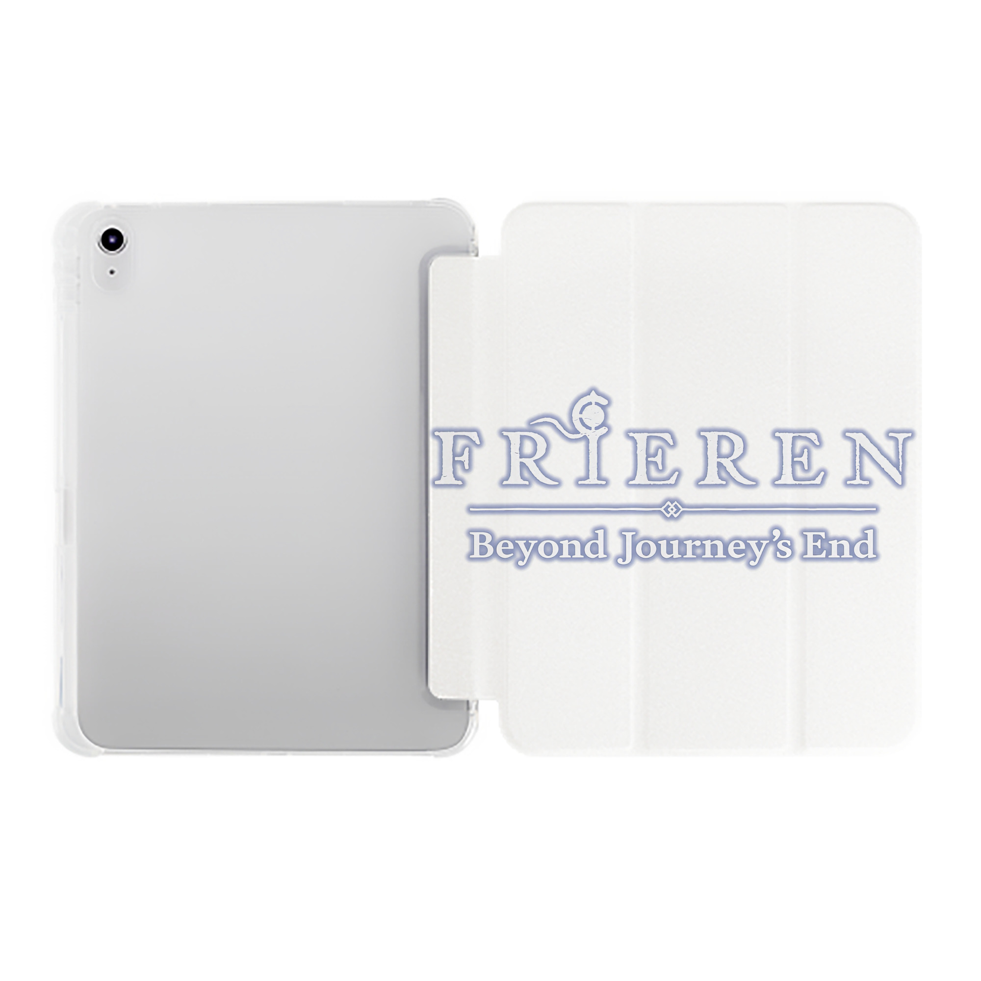 （画像用） 葬送のフリーレン Frieren IPad ケース ペン収納付き 三つ折りスタンド PUレザー×シリコン 対応機種9.5/10.5/10.9インチ